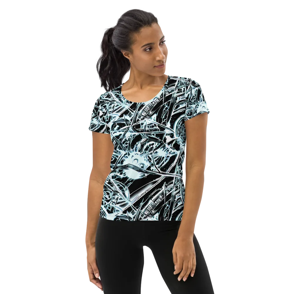 Frosted Infusion on Women's Athletic T-Shirt — Front