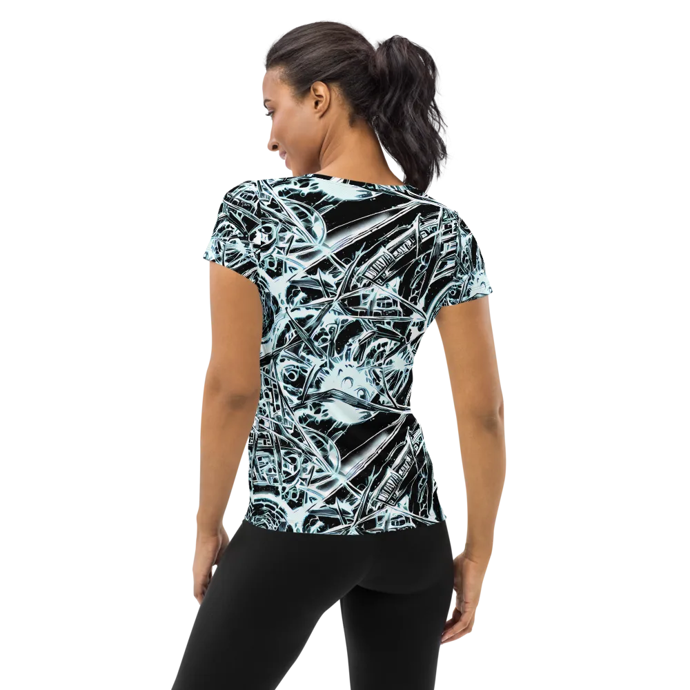 Frosted Infusion on Women's Athletic T-Shirt — Back