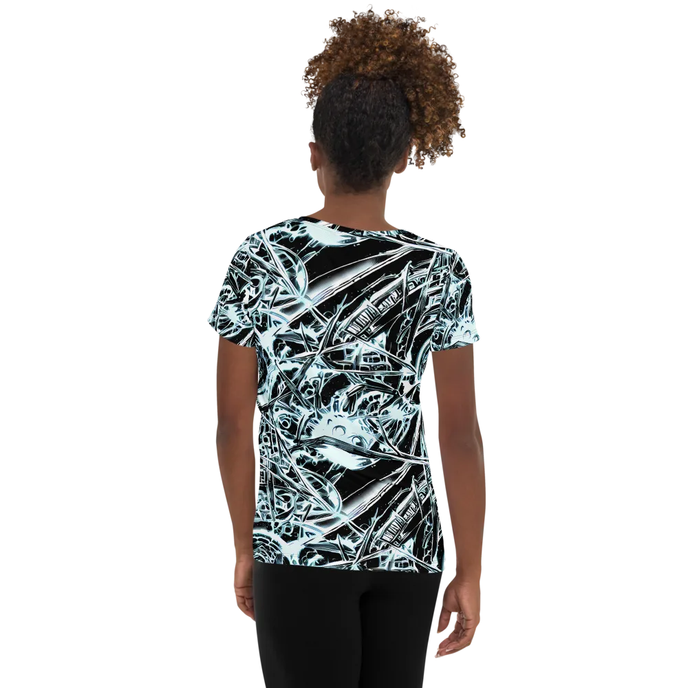 Frosted Infusion on Women's Athletic T-Shirt — Back