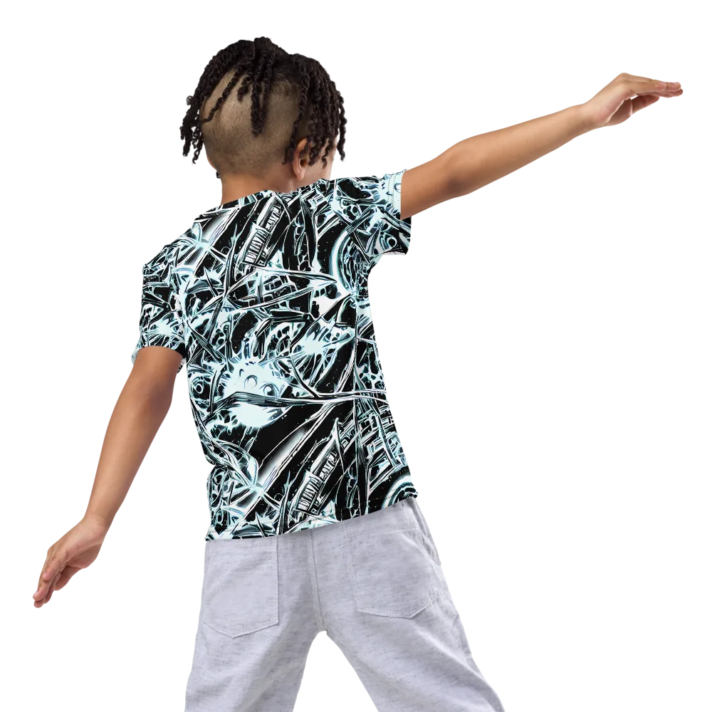 Frosted Infusion on Kids Crew Neck T-Shirt — Back