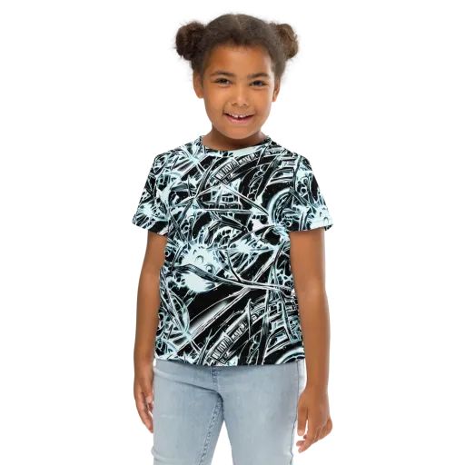 Frosted Infusion on a Kids Crew Neck T-Shirt
