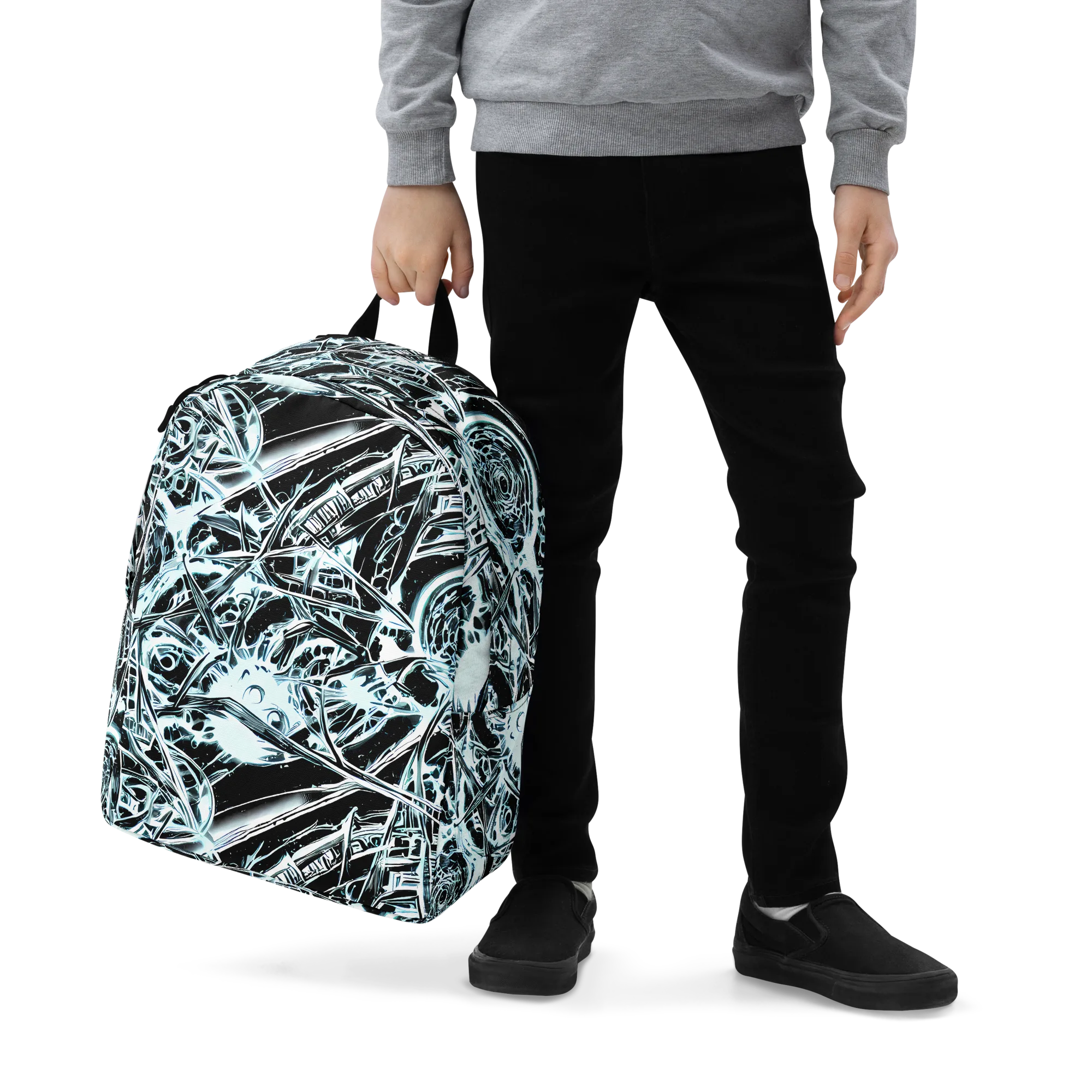 Frosted Infusion on Minimalist Backpack — Zoomed-in