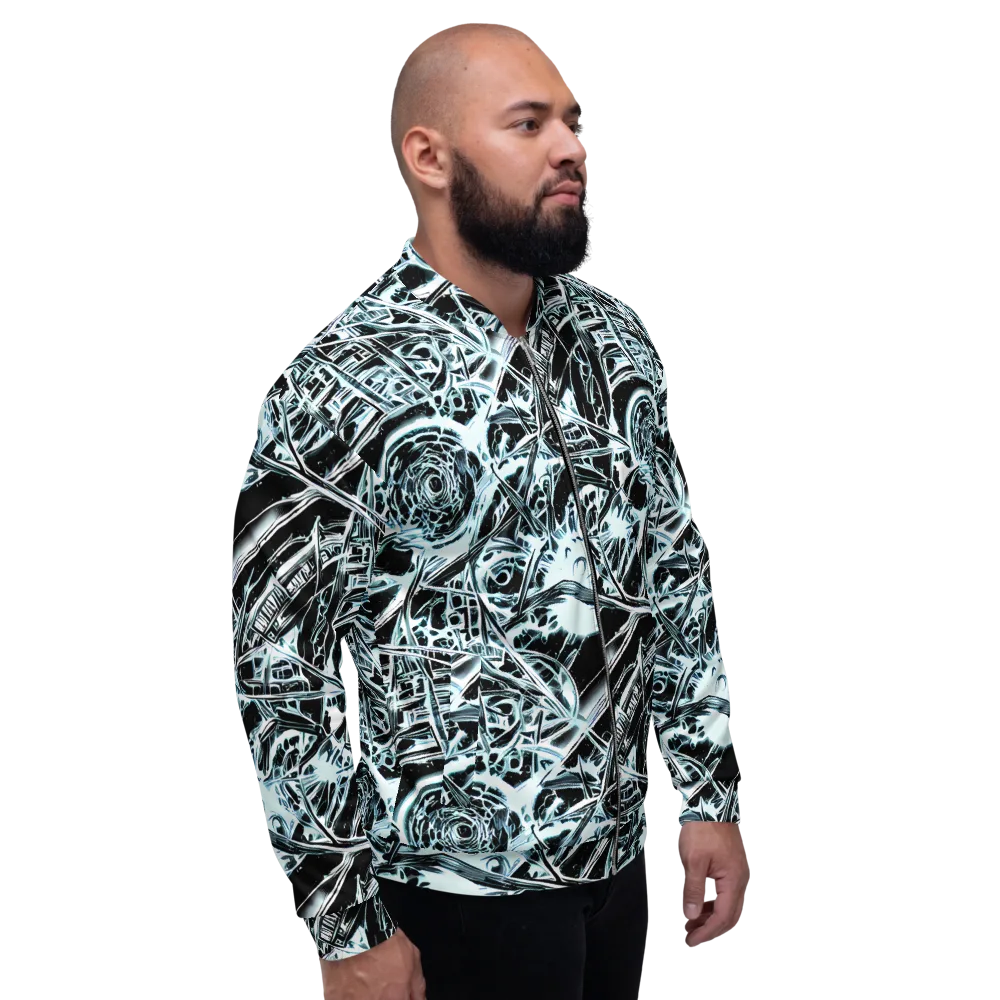 Frosted Infusion on Bomber Jacket — Right