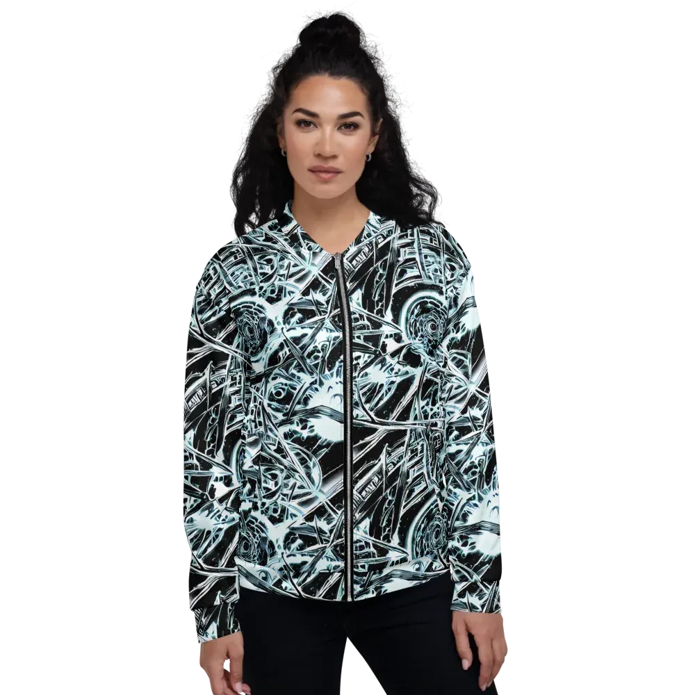 Frosted Infusion on Bomber Jacket — Front