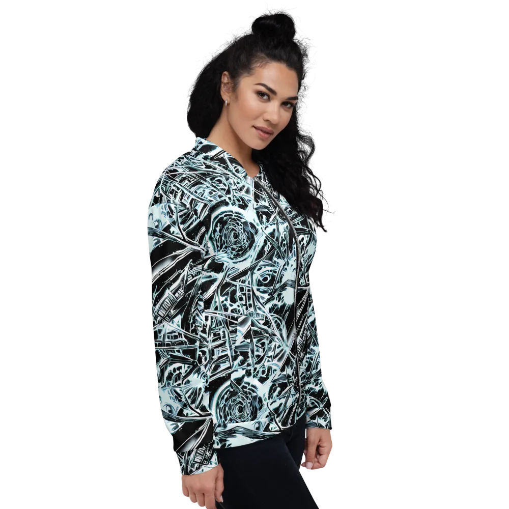 Frosted Infusion on Bomber Jacket — Right