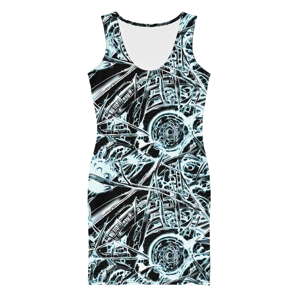 Frosted Infusion on Bodycon Dress — Front
