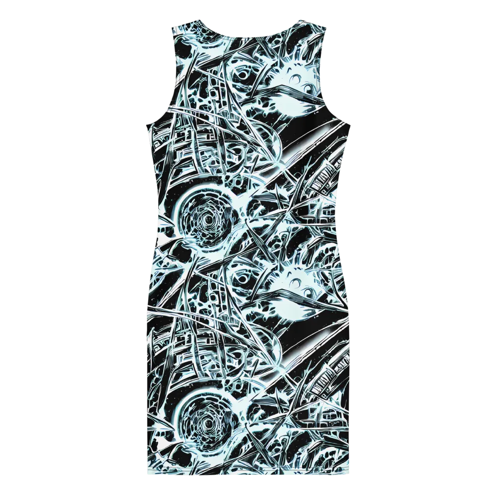 Frosted Infusion on Bodycon Dress — Back