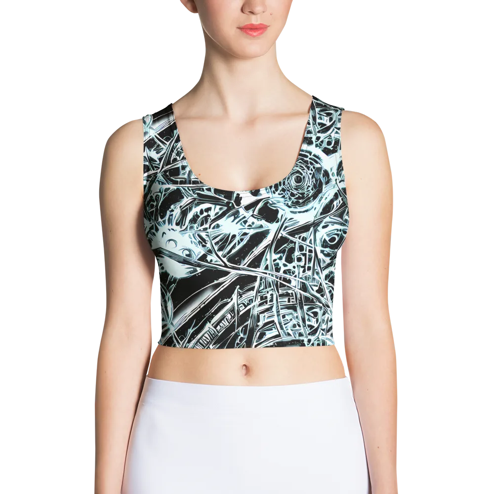 Frosted Infusion on Crop Top — Front