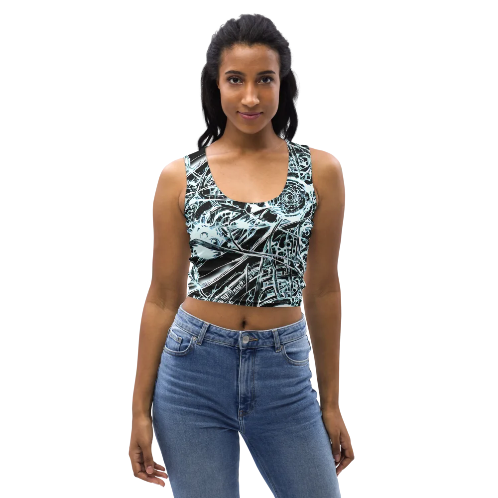 Frosted Infusion on Crop Top — Front