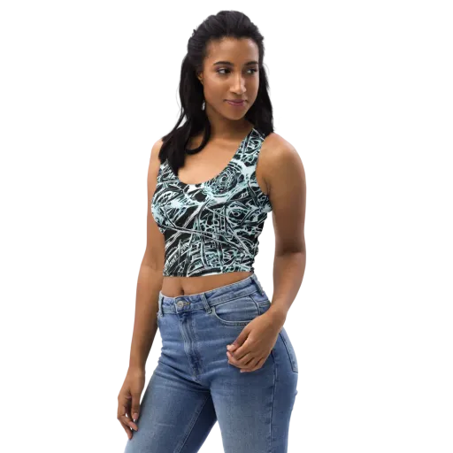 Frosted Infusion on a Crop Top