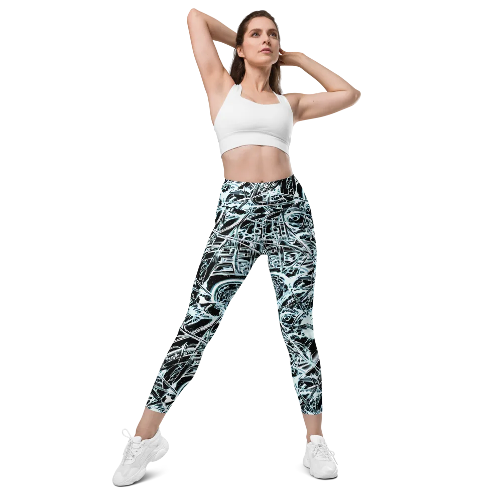 Frosted Infusion on Leggings with Pockets — Front
