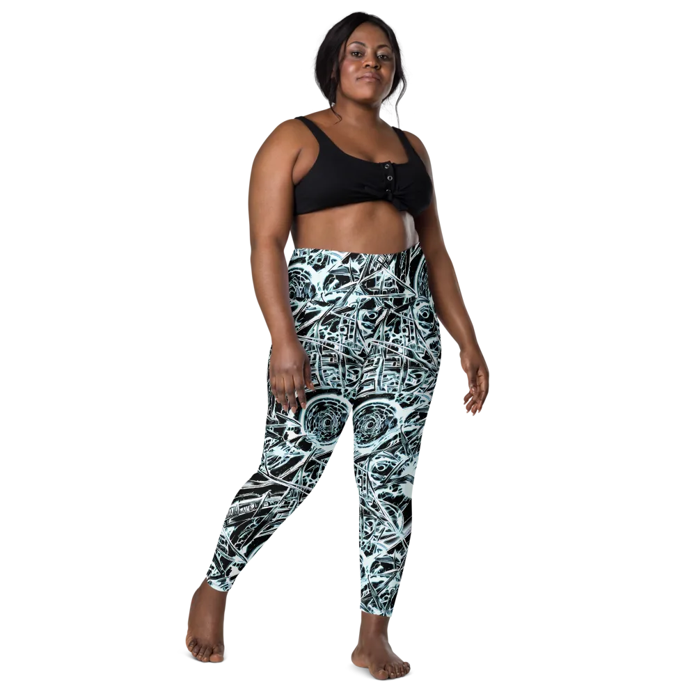 Frosted Infusion on Leggings with Pockets — Front