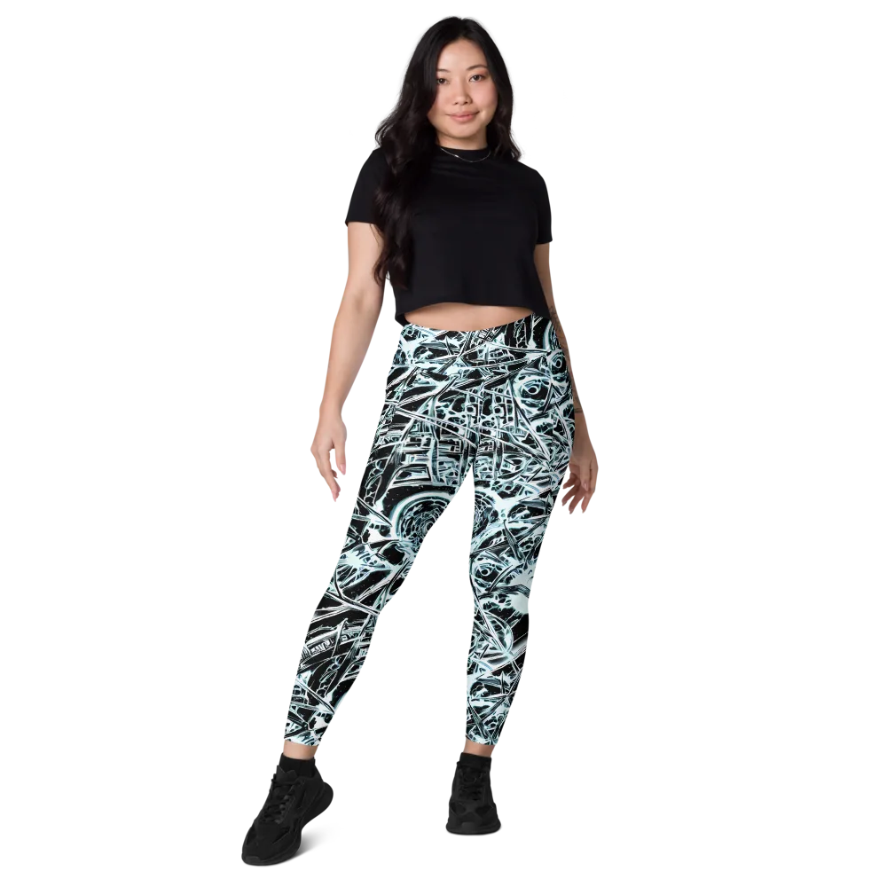 Frosted Infusion on Leggings with Pockets — Front