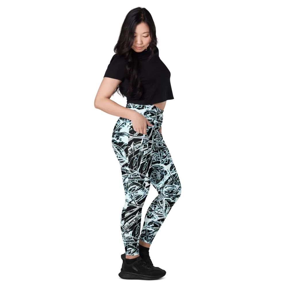 Frosted Infusion on Leggings with Pockets — Right