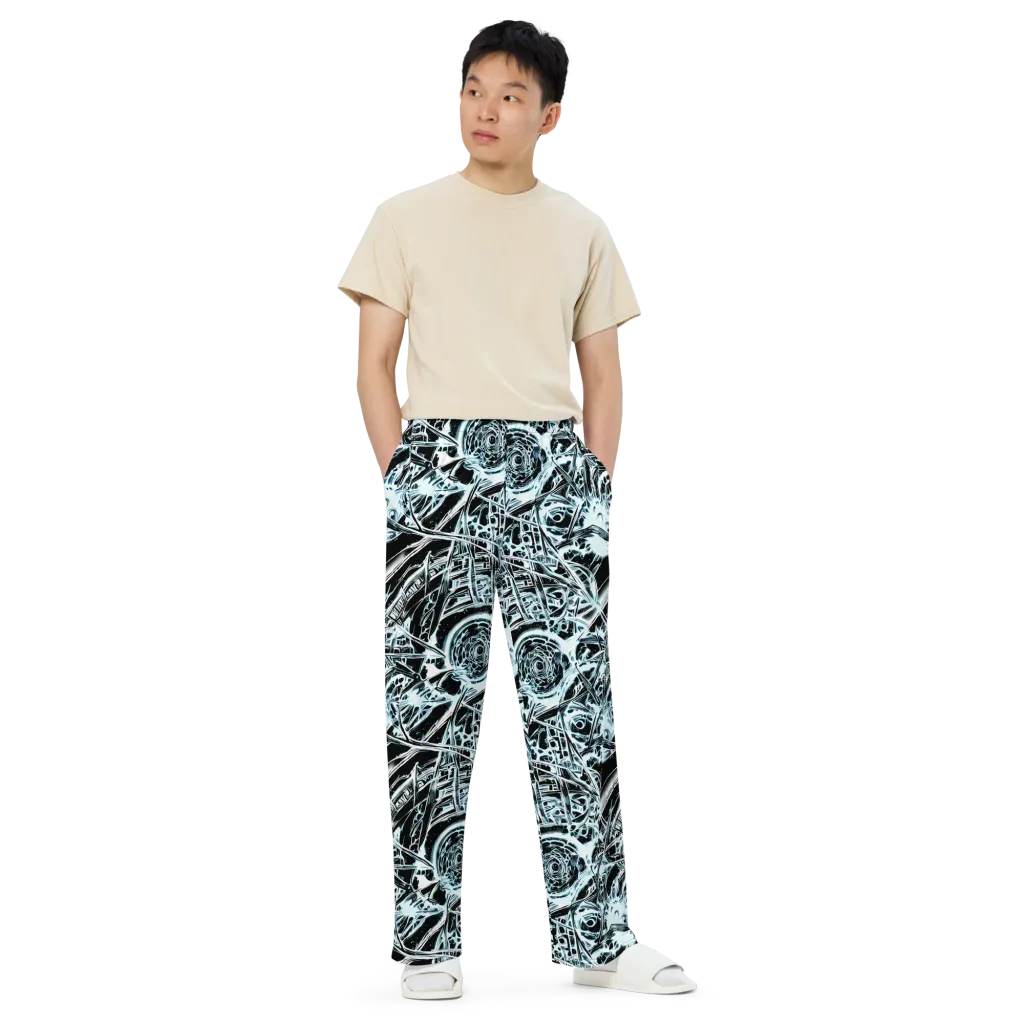 Frosted Infusion on Wide-Leg Pants — Front