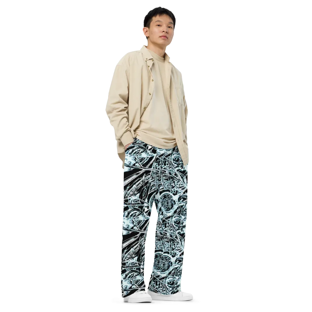 Frosted Infusion on Wide-Leg Pants — Right Front