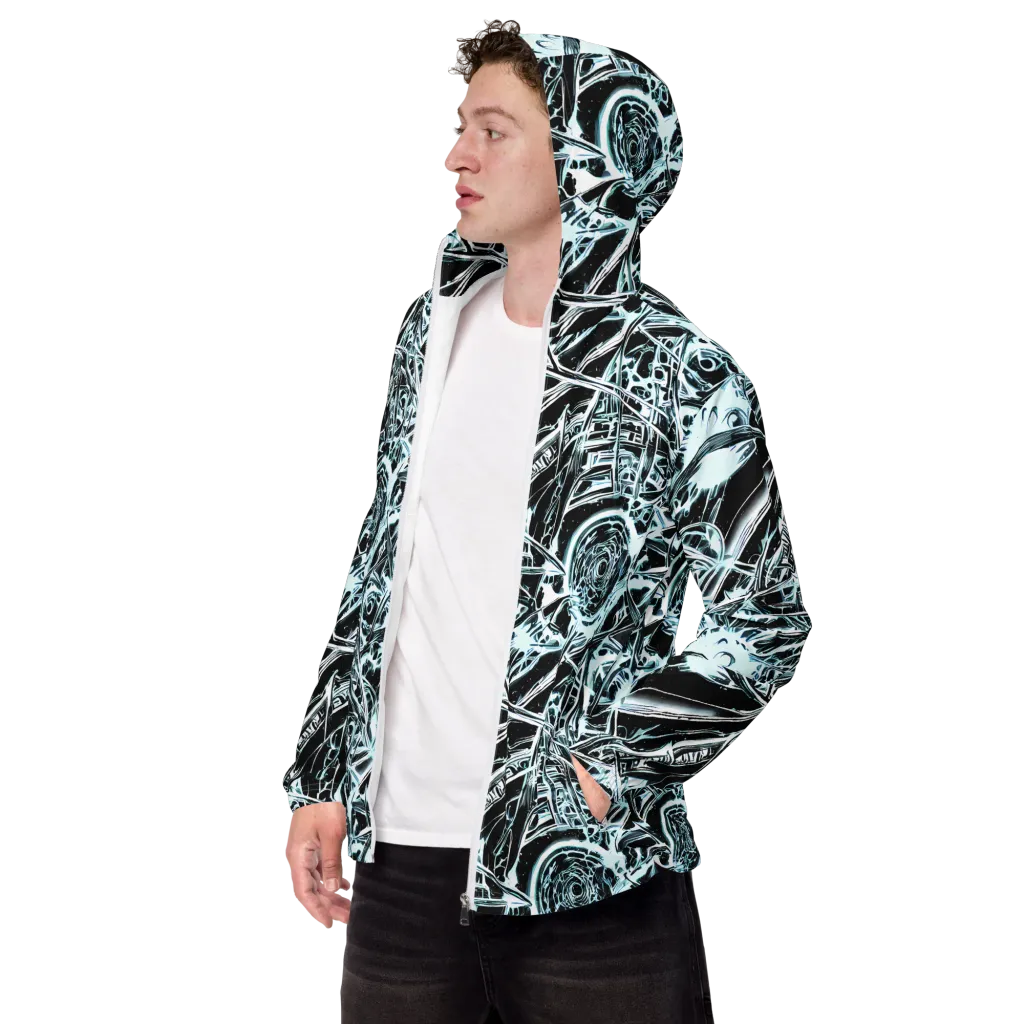 Frosted Infusion on Men's Windbreaker — Left Front