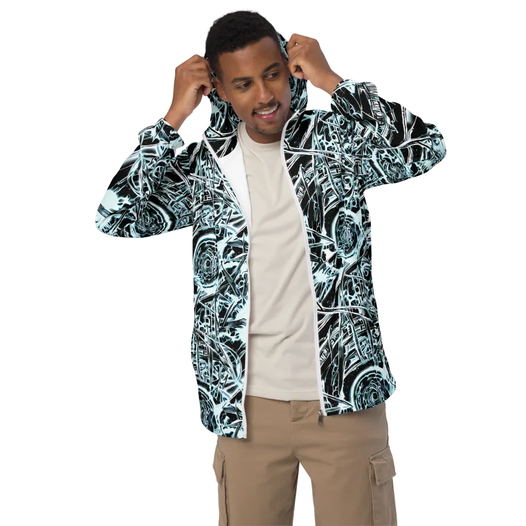 Frosted Infusion on Men's Windbreaker — Front