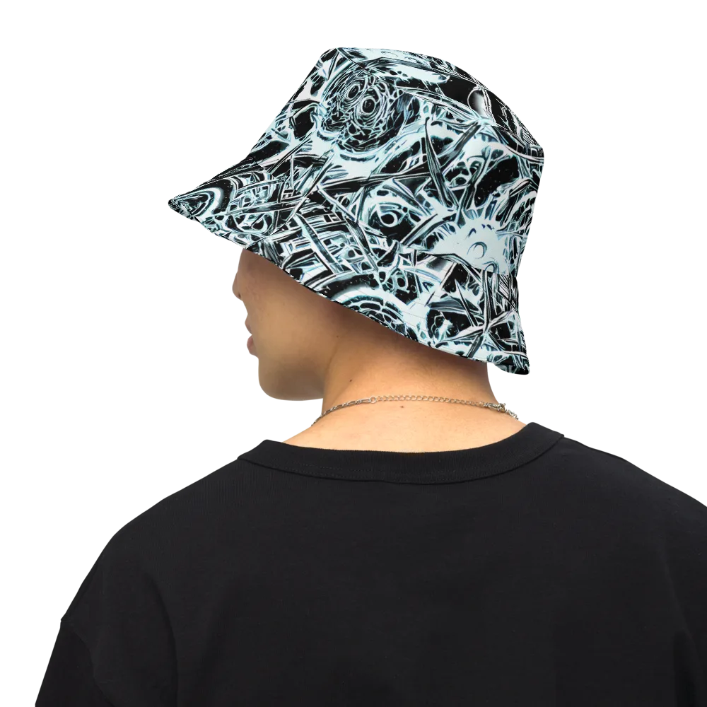Frosted Infusion on Reversible Bucket Hat — Back Inside