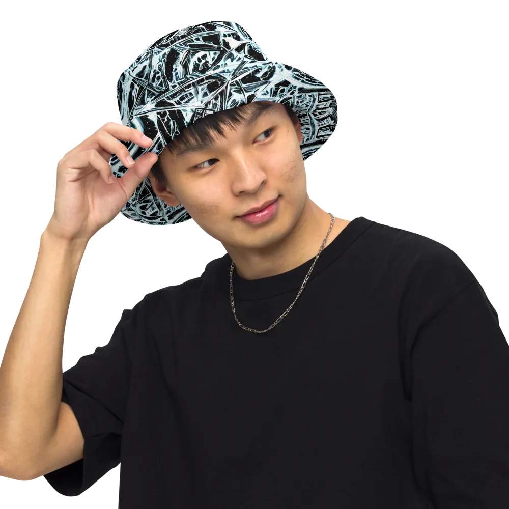 Frosted Infusion on Reversible Bucket Hat — Front Inside