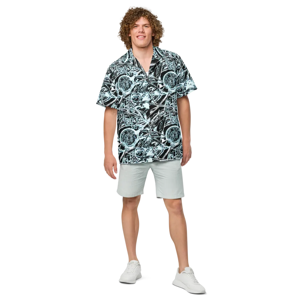 Frosted Infusion on Button Shirt — Front