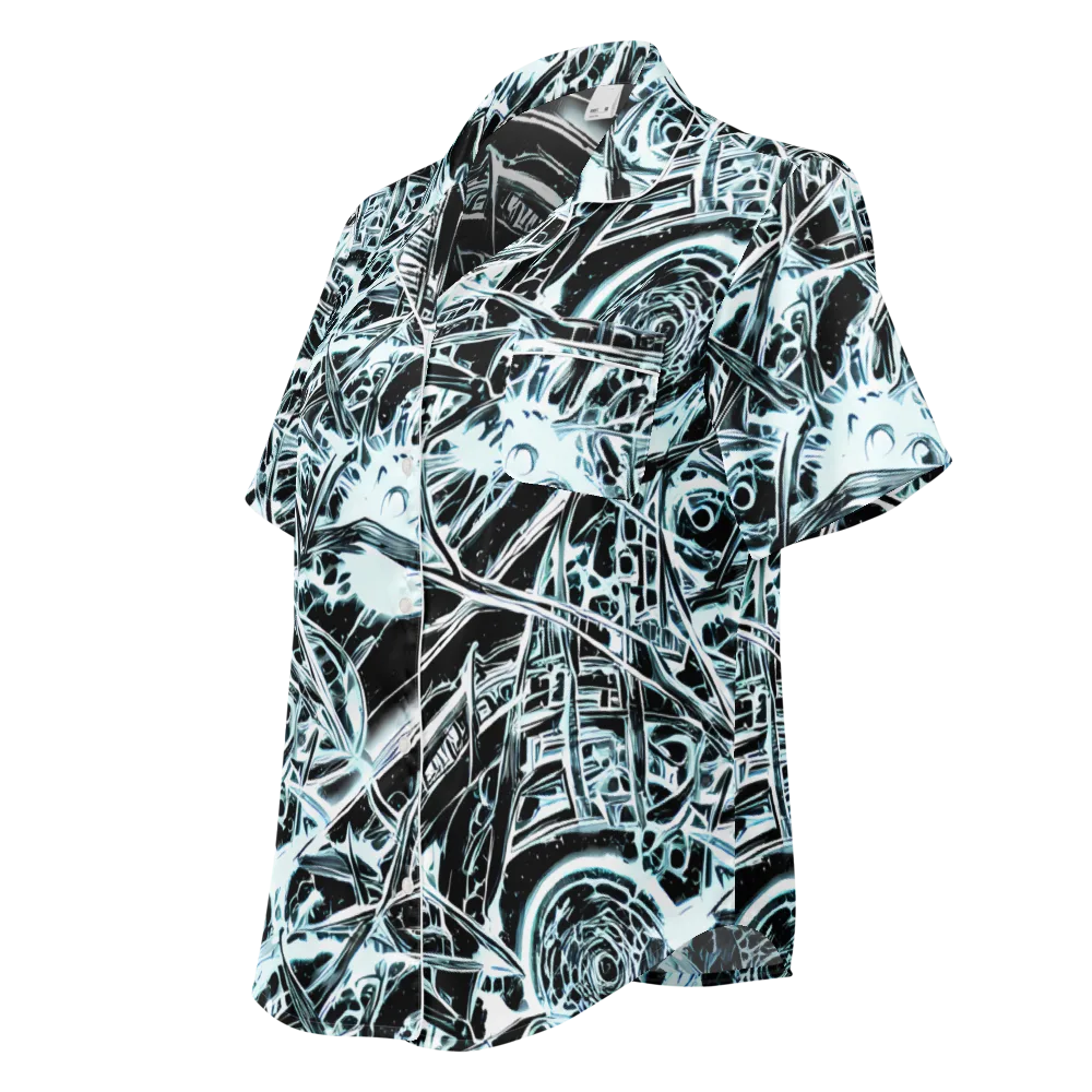 Frosted Infusion on Women's Short Sleeve Pajama Top — Left Front