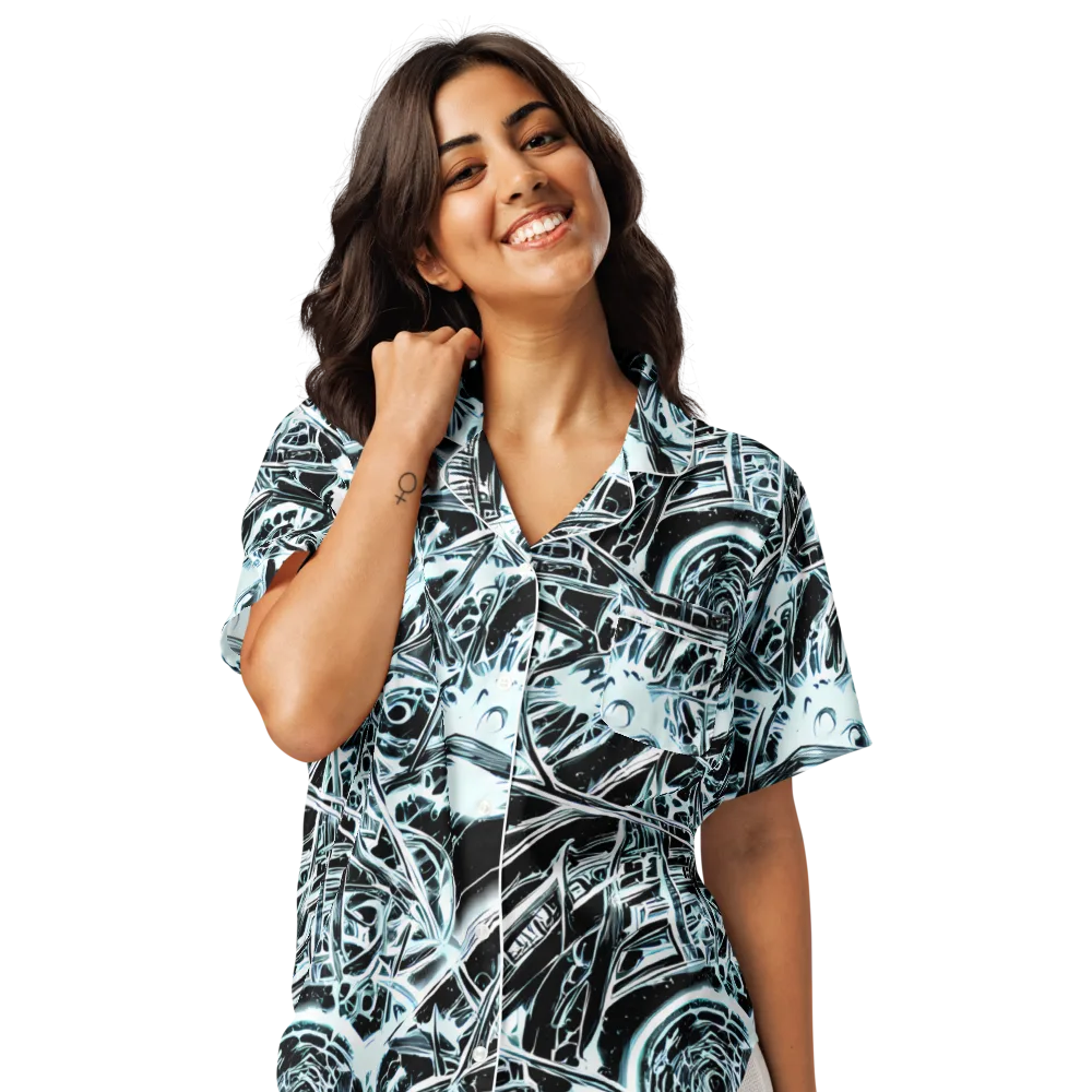 Frosted Infusion on Women's Short Sleeve Pajama Top — Front