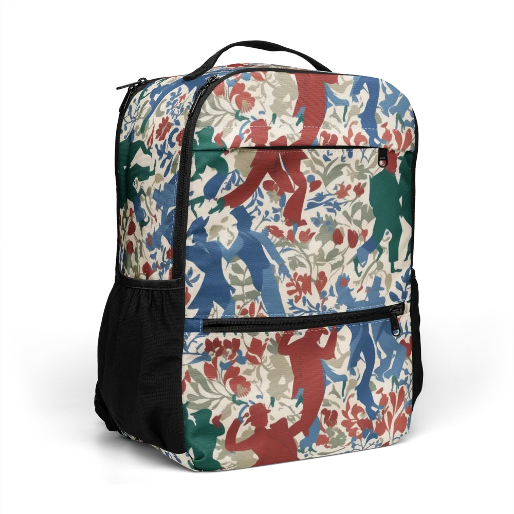 Midnight Promenade on Utility Backpack — Right Front