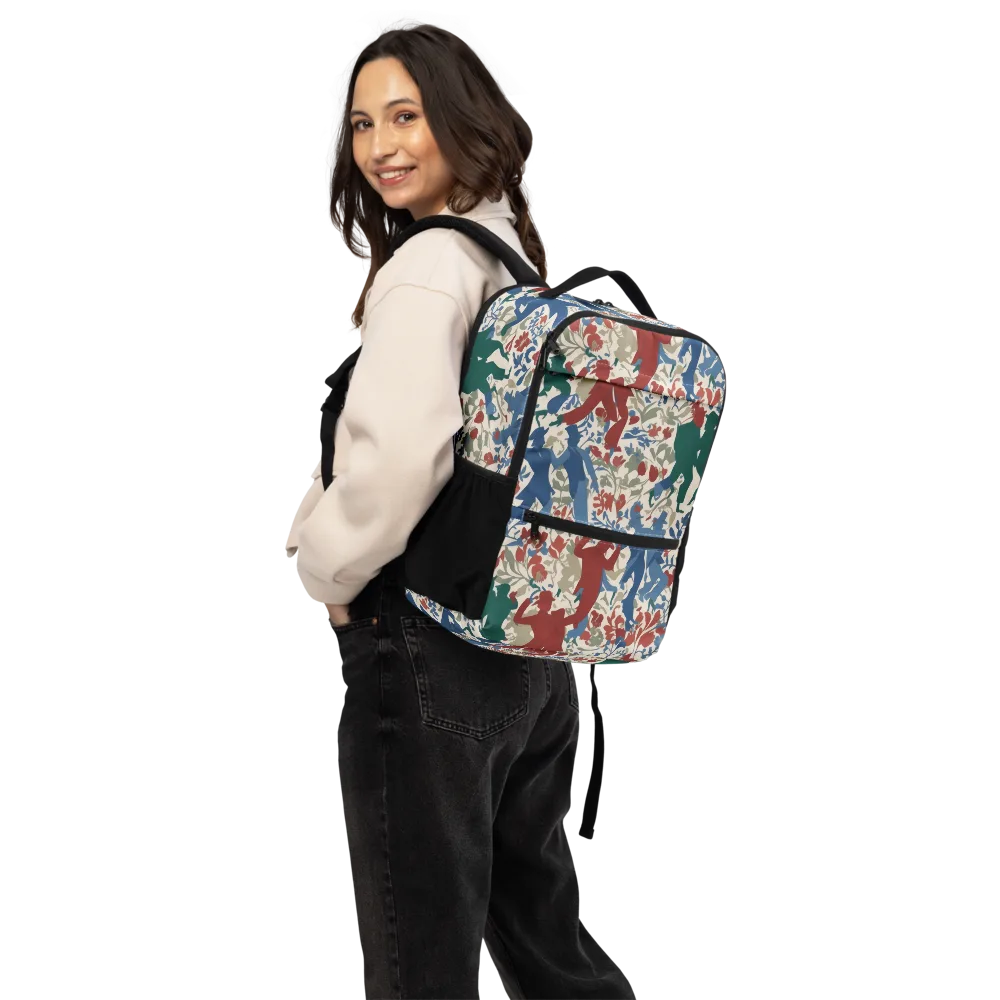 Midnight Promenade on Utility Backpack — Back