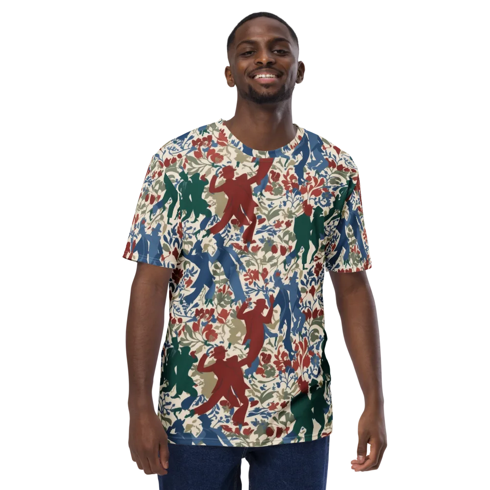 Midnight Promenade on Men's Crew Neck T-Shirt — Front
