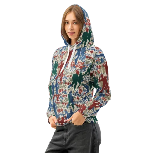 Midnight Promenade on a Cotton Hoodie