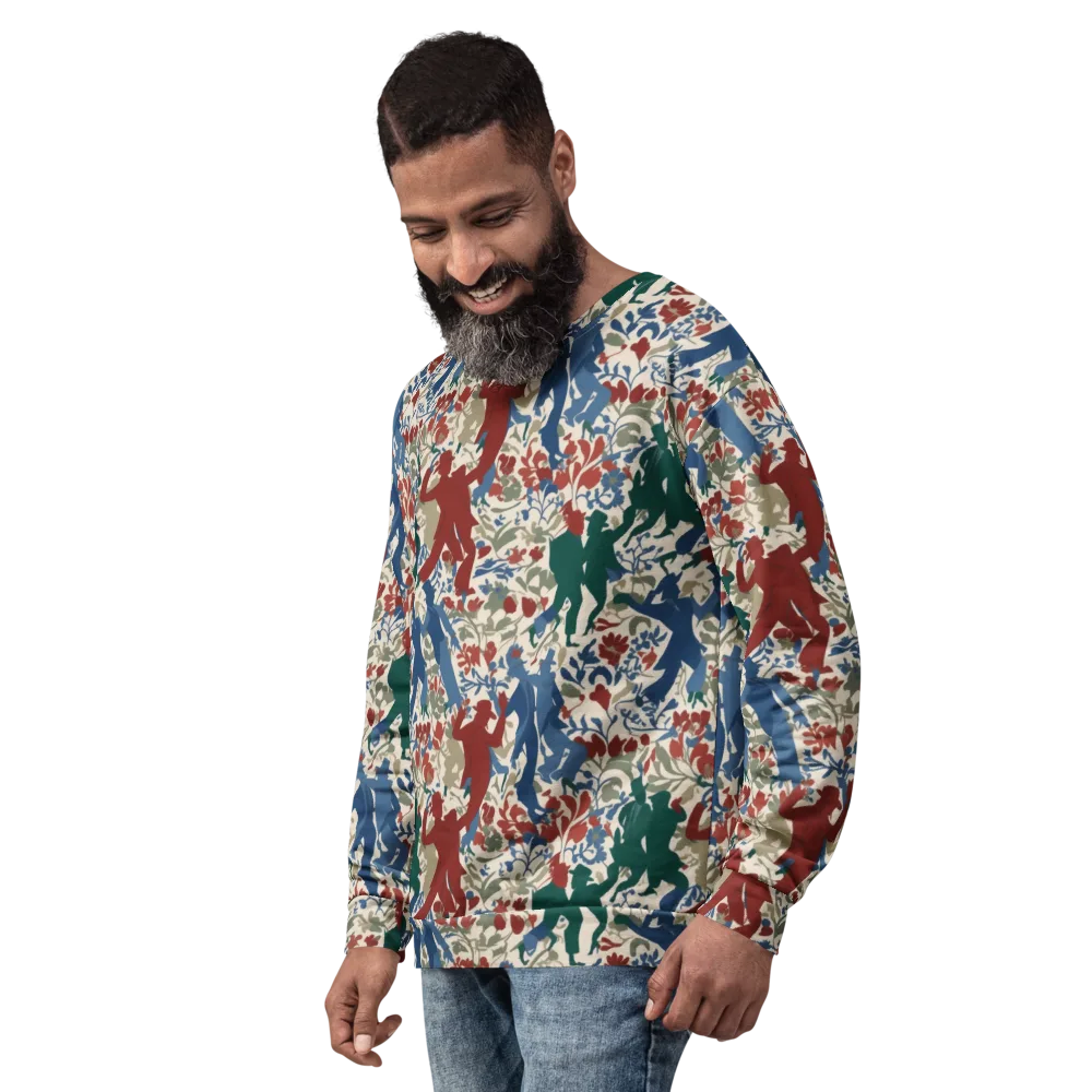 Midnight Promenade on Sweatshirt — Left Front