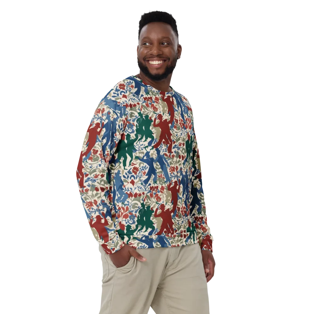Midnight Promenade on Sweatshirt — Front