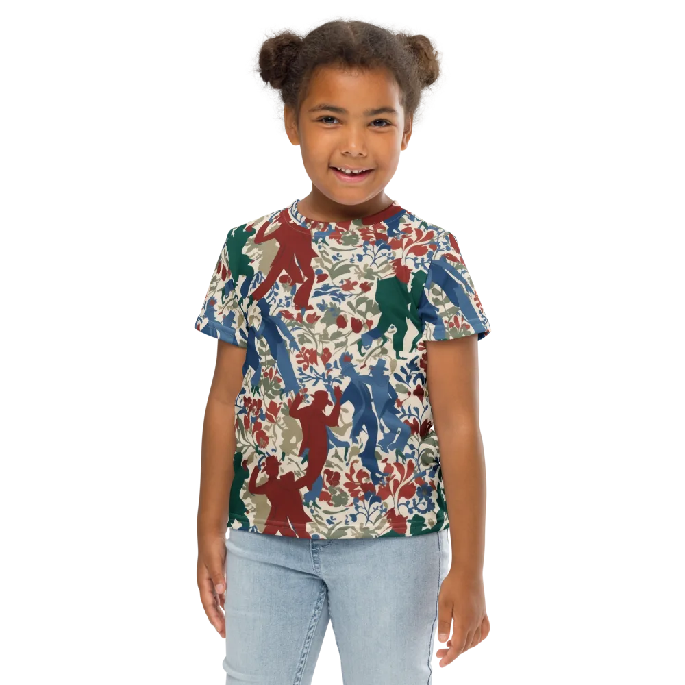 Midnight Promenade on Kids Crew Neck T-Shirt — Front