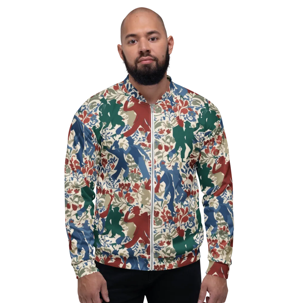 Midnight Promenade on Bomber Jacket — Front