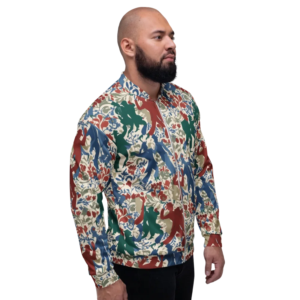 Midnight Promenade on Bomber Jacket — Right