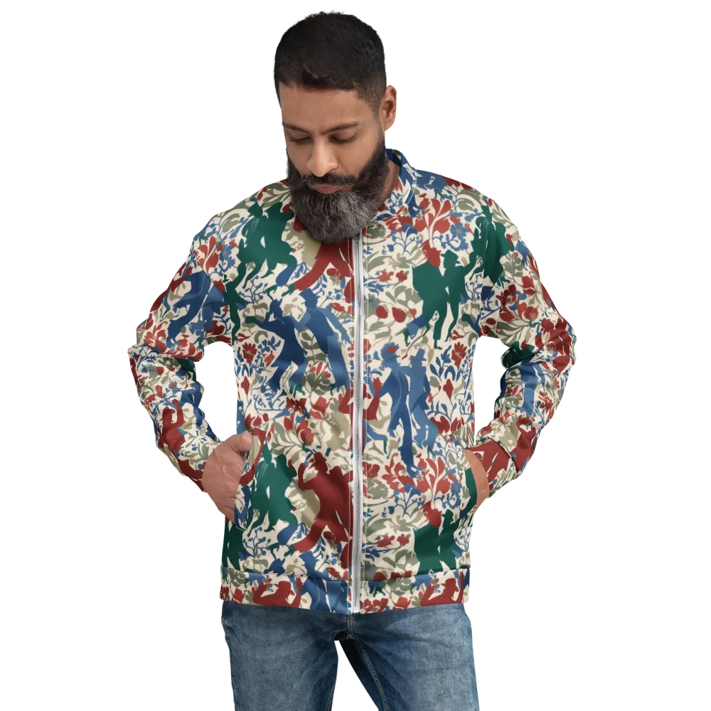 Midnight Promenade on Bomber Jacket — Front