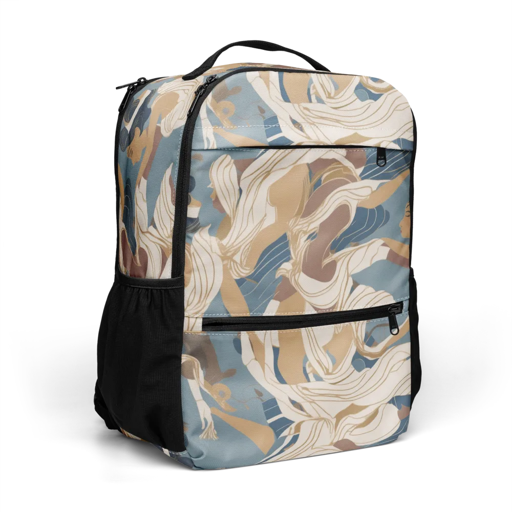 Swan Lake Reverie on Utility Backpack — Right Front