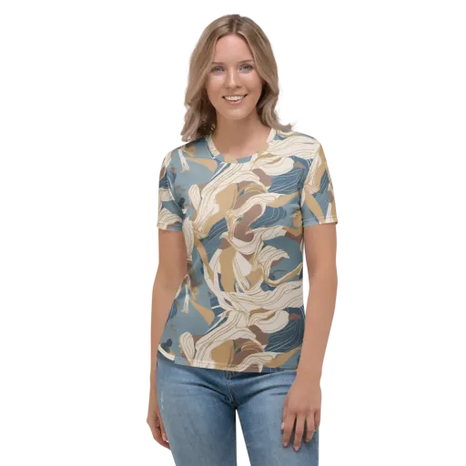 Swan Lake Reverie on a Women's Crew Neck T-Shirt