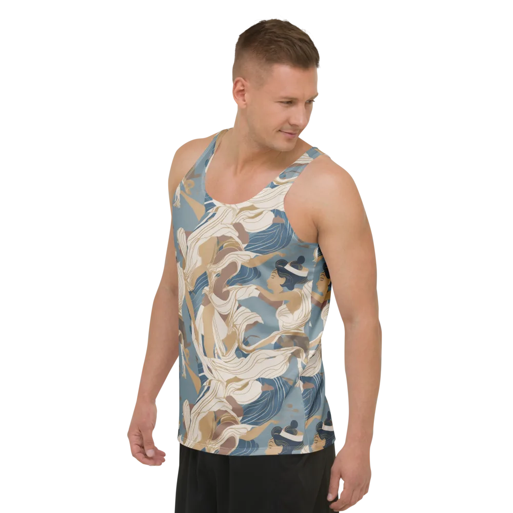 Swan Lake Reverie on Men's Tank Top — Left Front