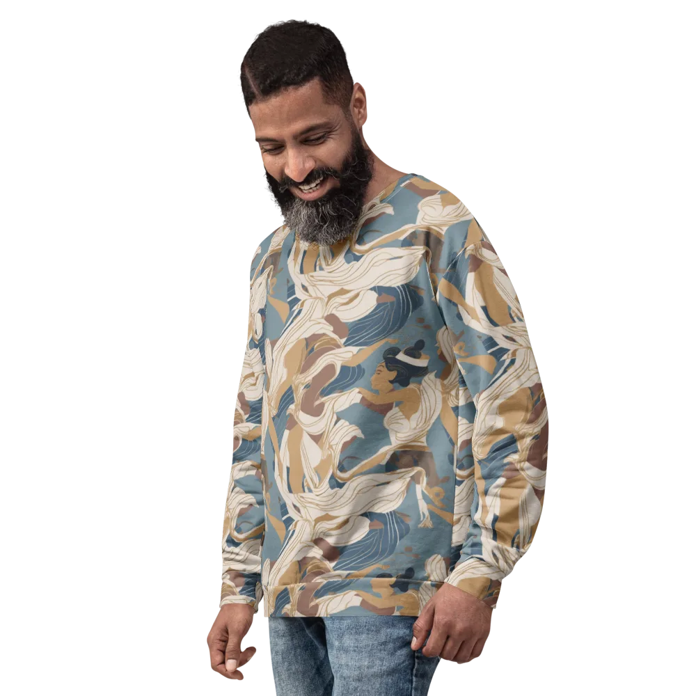 Swan Lake Reverie on Sweatshirt — Left Front