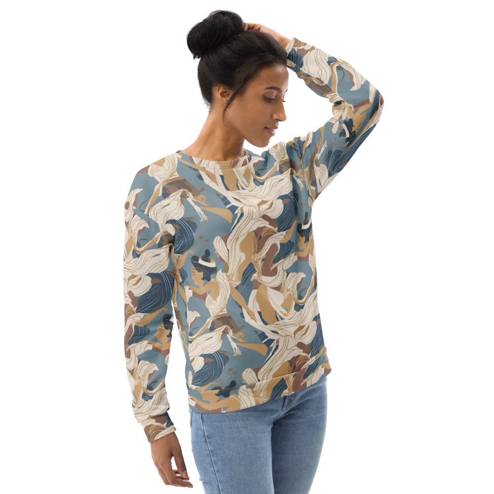 Swan Lake Reverie on Sweatshirt — Right Front