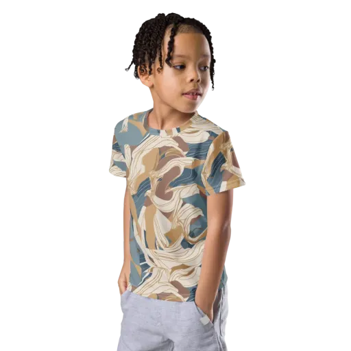 Swan Lake Reverie on a Kids Crew Neck T-Shirt