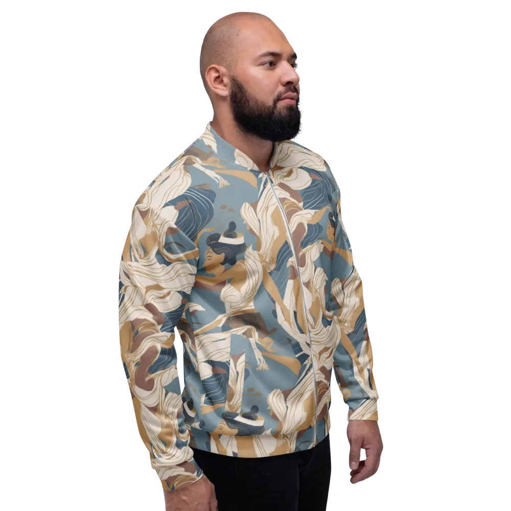 Swan Lake Reverie on Bomber Jacket — Right