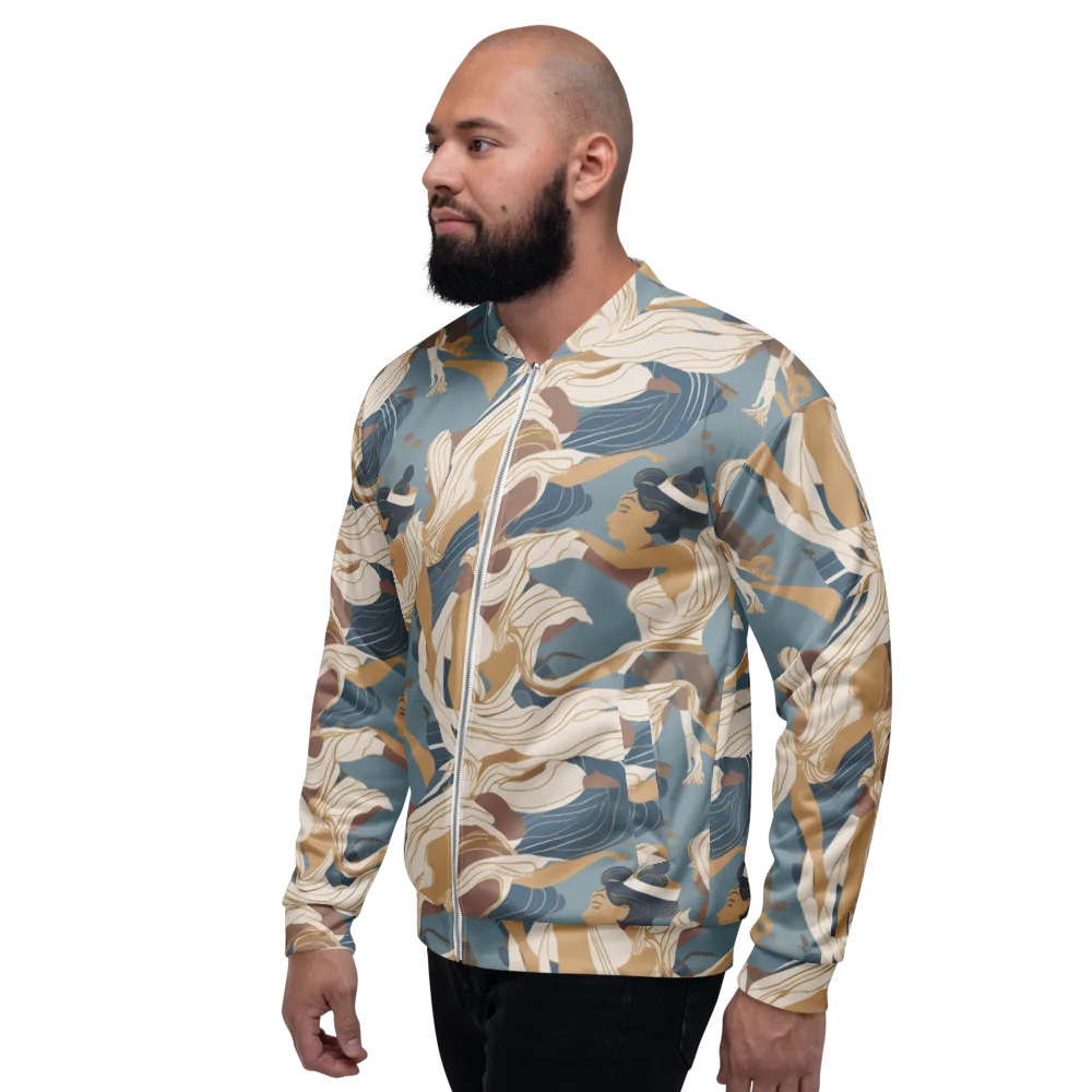 Swan Lake Reverie on Bomber Jacket — Left