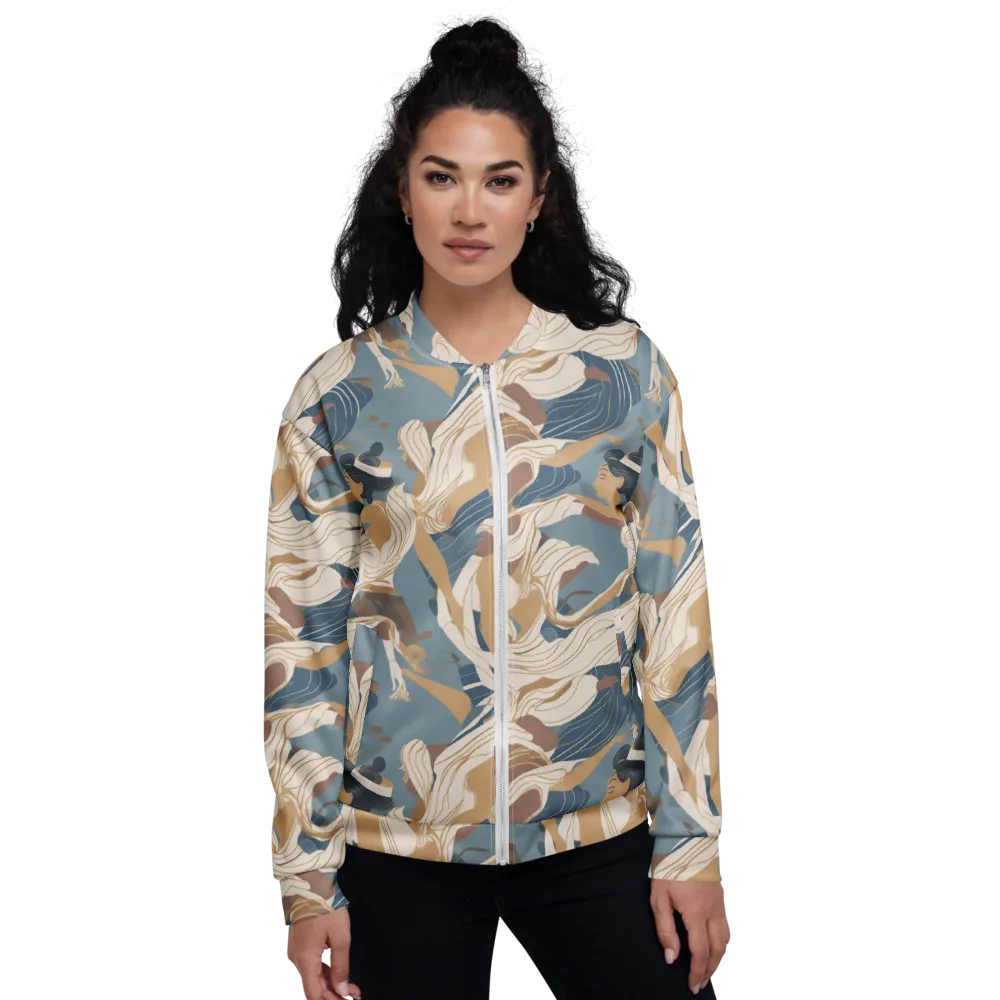 Swan Lake Reverie on Bomber Jacket — Front