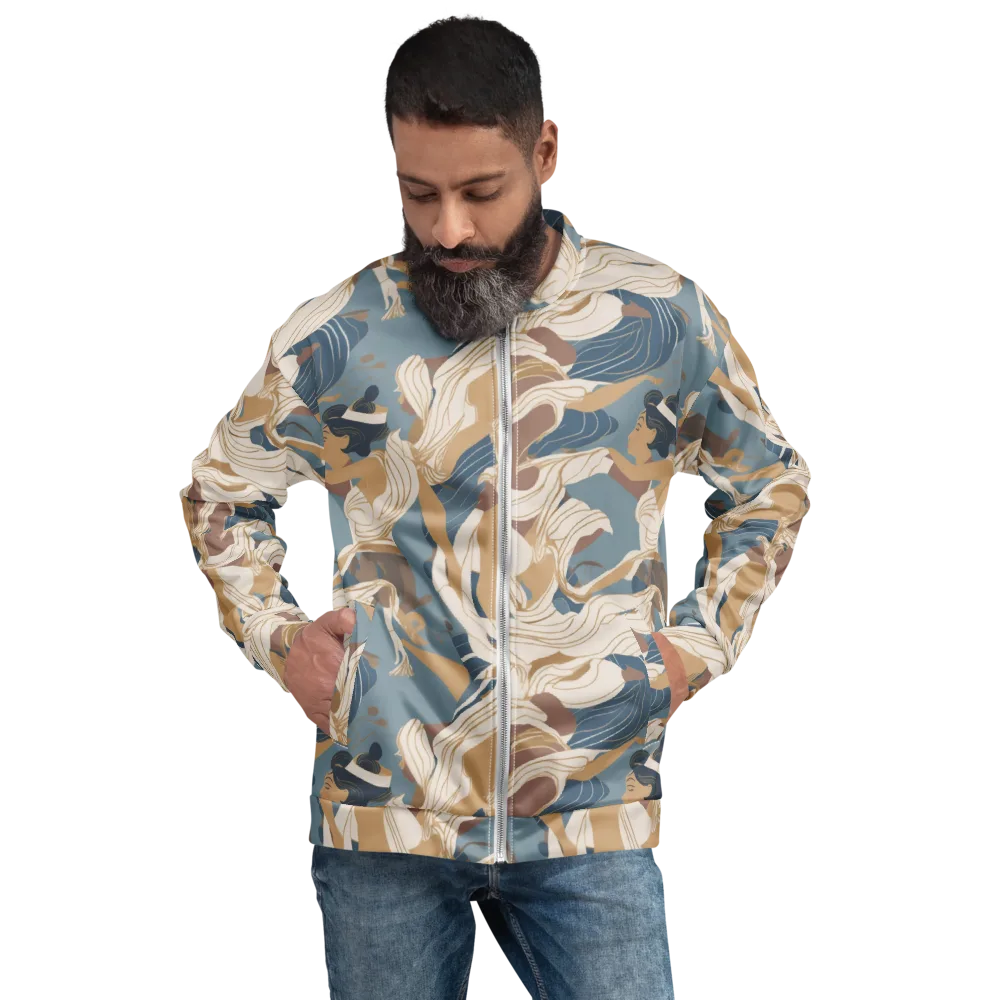 Swan Lake Reverie on Bomber Jacket — Front