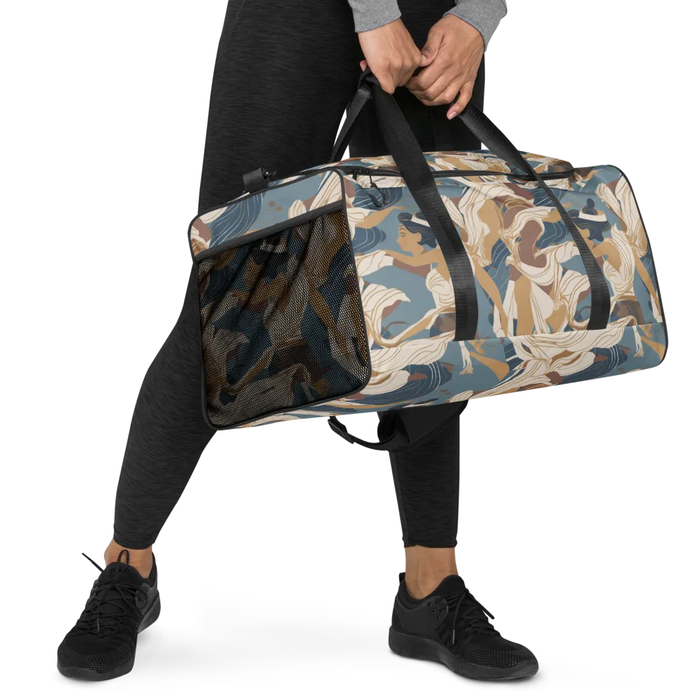 Swan Lake Reverie on Duffle Bag — Right Front