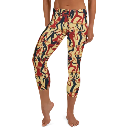 Vermilion Ballroom on a Capri Leggings