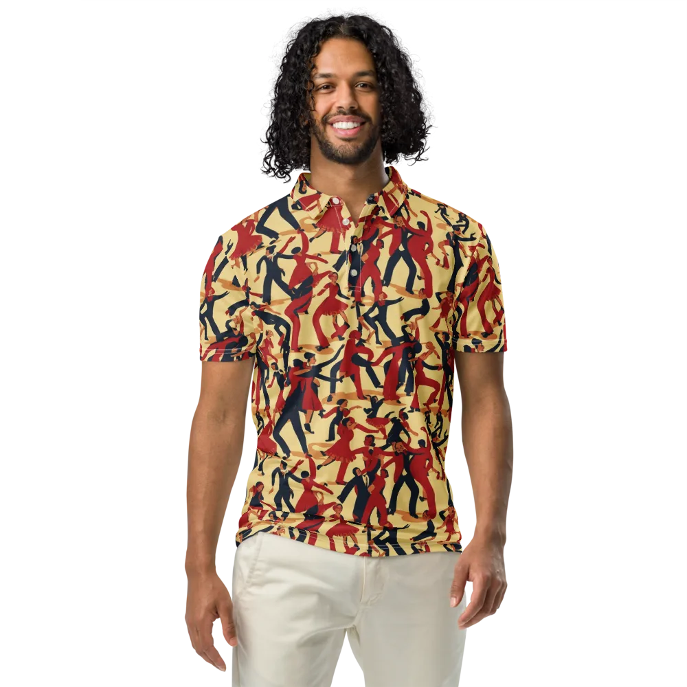 Vermilion Ballroom on Men's Slim Fit Polo Shirt — Front